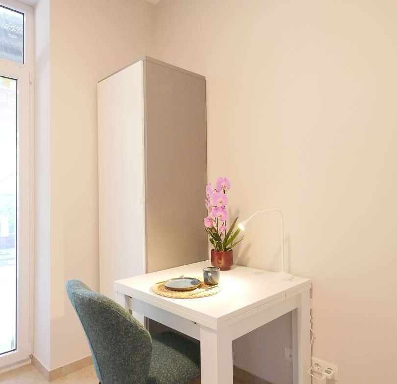 Wohn-/Schlafzimmer mit offener Küche