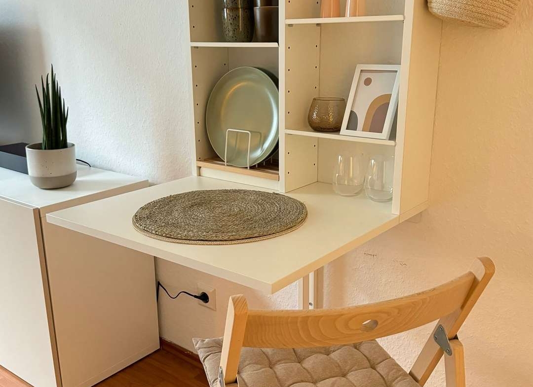 Essbereich im Wohnzimmer